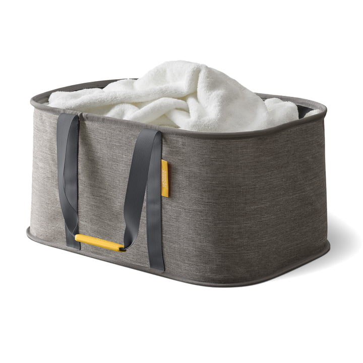 Hold-All Foldable laundry basket, gray from Joseph Joseph