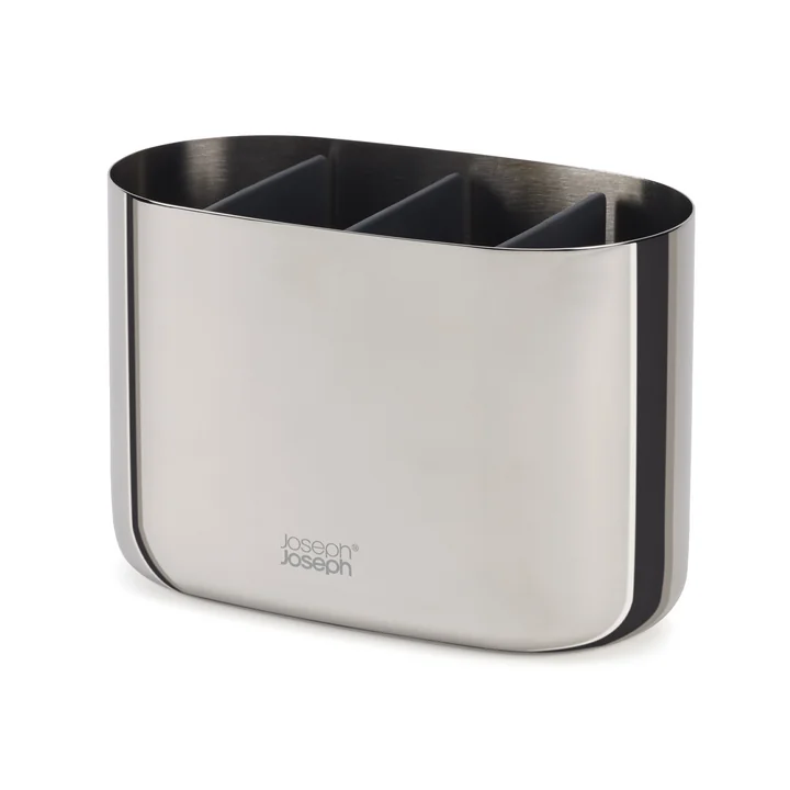 EasyStore Luxe Toothbrush holder, large, steel from Joseph Joseph