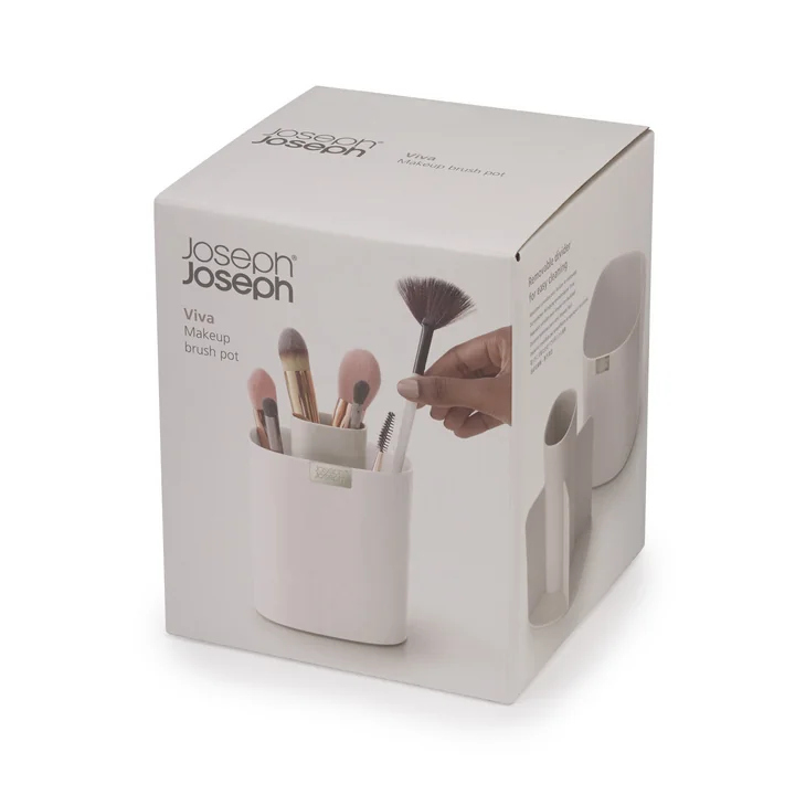Viva Makeup brush container, shell from Joseph Joseph