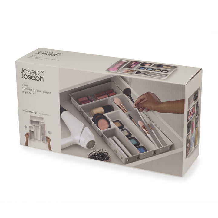 Viva Makeup organizer, shell (set of 7) by Joseph Joseph