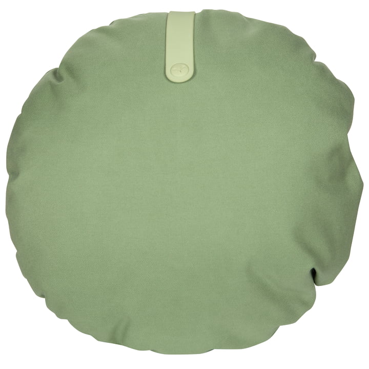Color Mix Outdoor cushion from Fermob in color eucalyptus