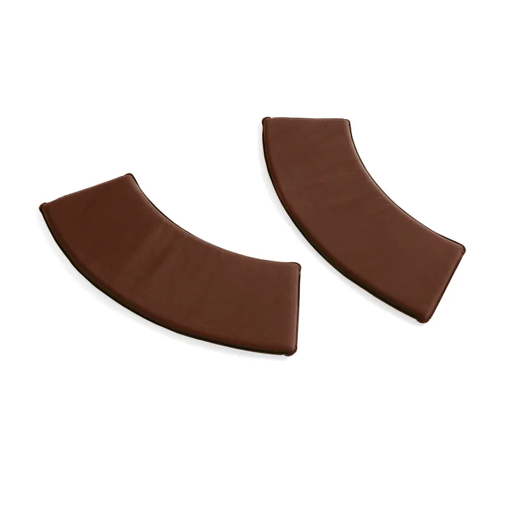 HAY - Palissade Park Bench Seat cushion, iron red (set of 2)