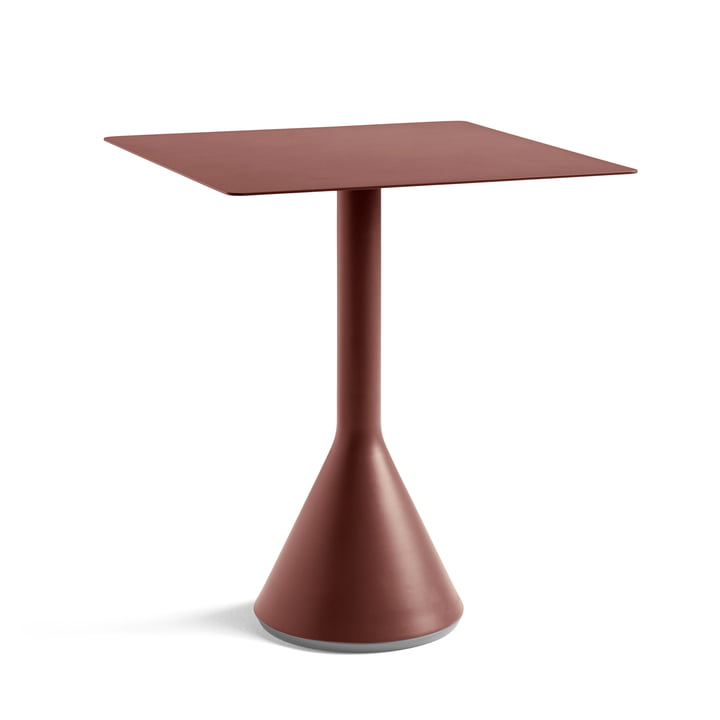 Hay - Palissade Cone Bistro table 65 x 65 cm, H 74 cm, iron red