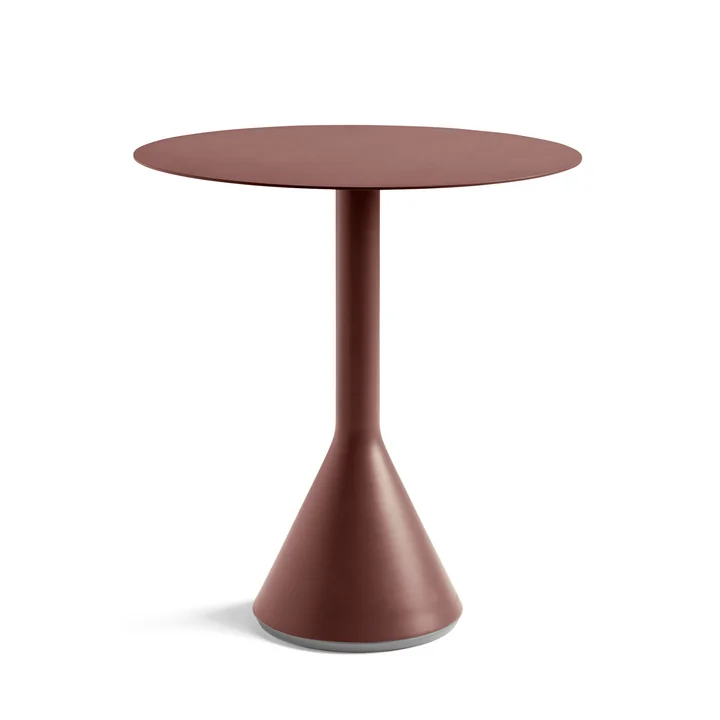 HAY - Palissade Cone Bistro table Ø 70 x H 74 cm, iron red