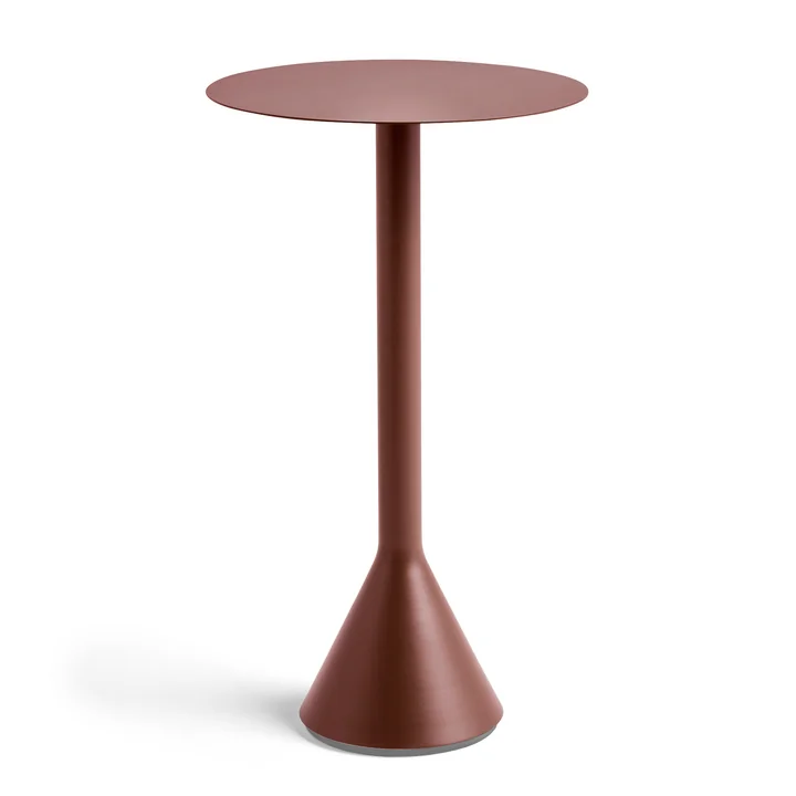 HAY - Palissade Cone High table, Ø 60 x H 105 cm, iron red