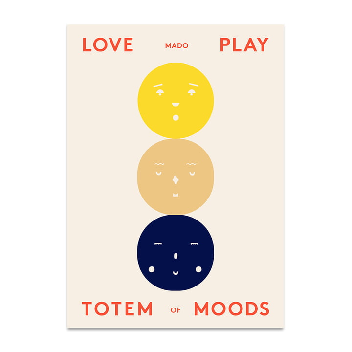 Totem of Moods Poster, 50 x 70 cm from Paper Collective