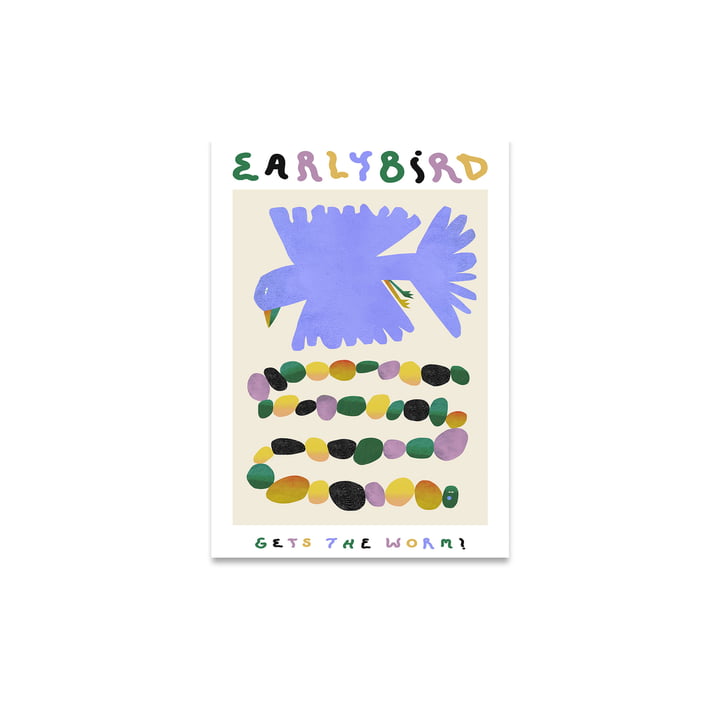 Early Bird Gets The Worm Poster, 30 x 40 cm from Paper Collective