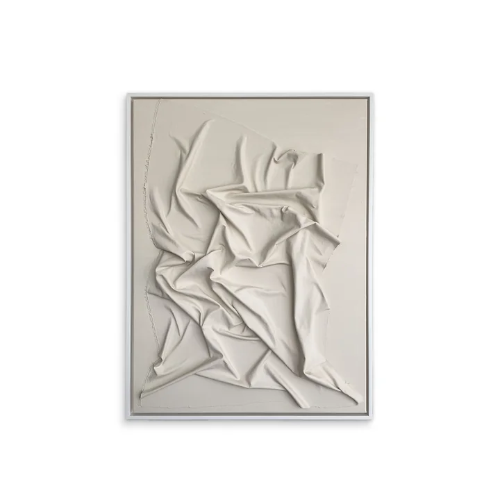 Studio Mykoda - SAHAVA Porca Miseria 1, 80 x 100 cm, beige light / frame white