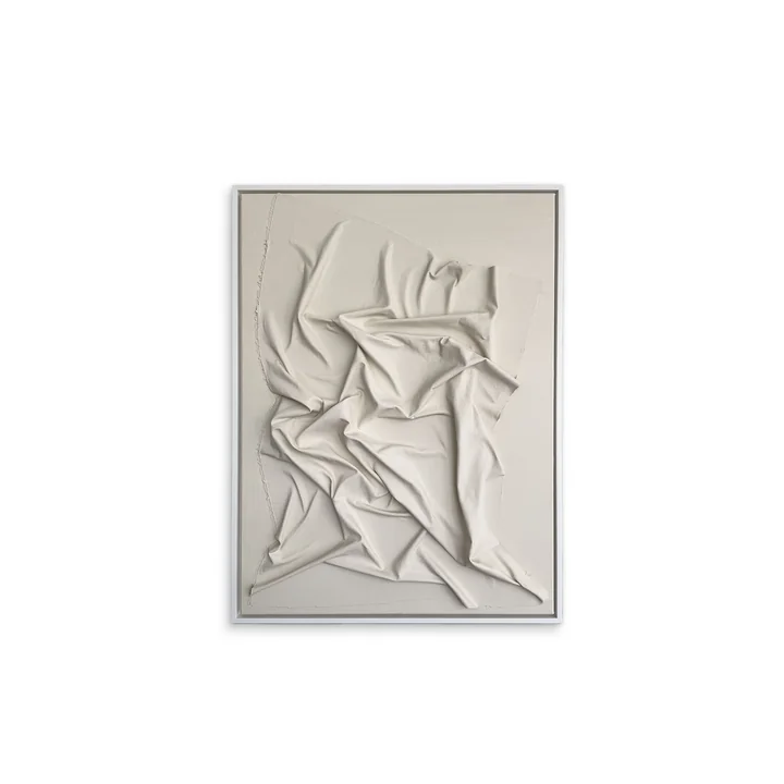 Studio Mykoda - SAHAVA Porca Miseria 1, 60 x 80 cm, beige light / frame white