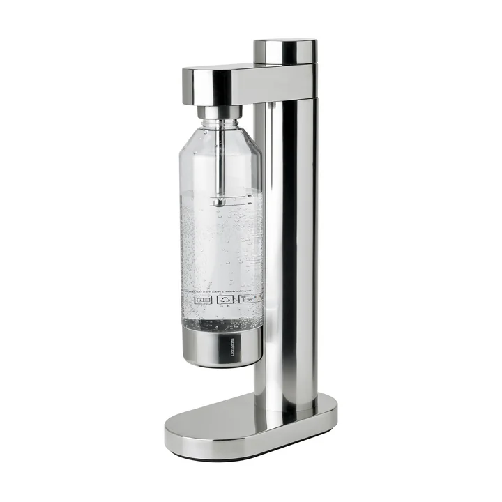 Brus Water bubbler from Stelton in the steel version