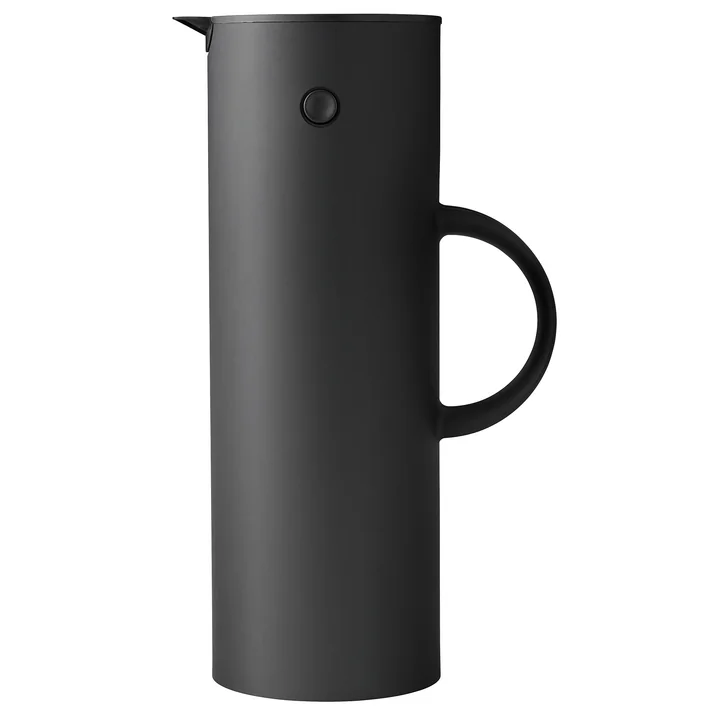 Vacuum jug EM 77 from Stelton in the color soft black