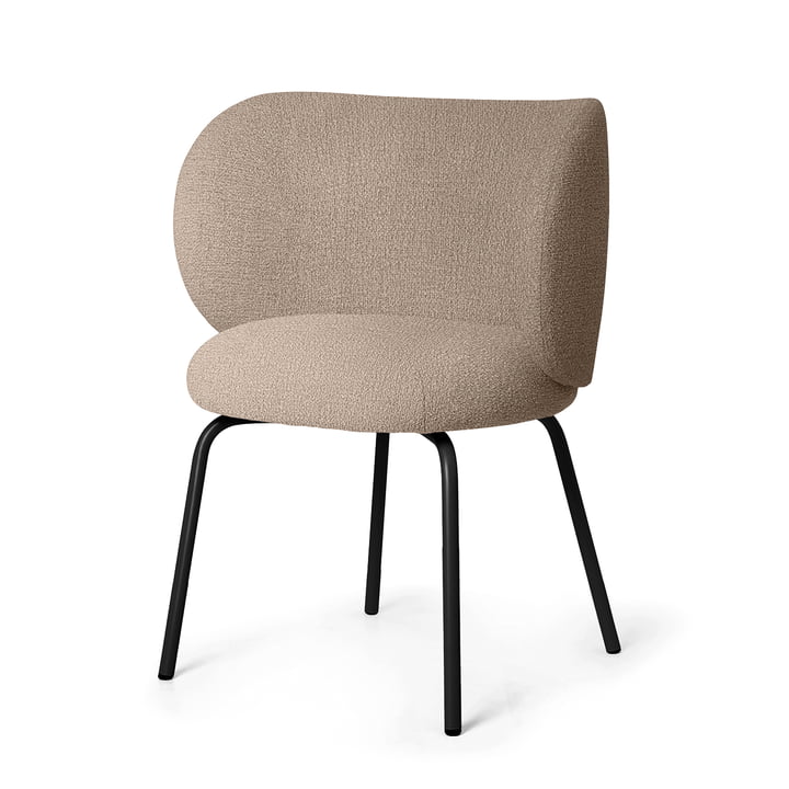 Rico Dining Chair, sand (Bouclé) from ferm Living