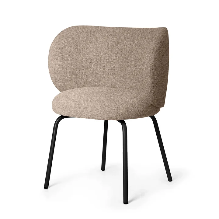 Rico Dining Chair, sand (Bouclé) from Ferm Living