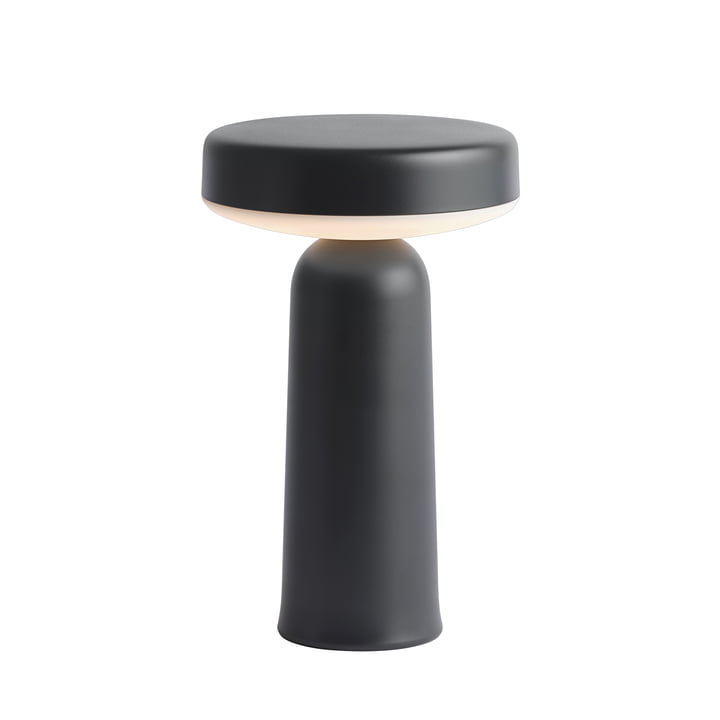Ease Portable LED Outdoor Battery lamp from Muuto in the color black