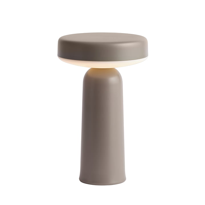 Ease Portable LED Outdoor Battery lamp from Muuto in the color taupe