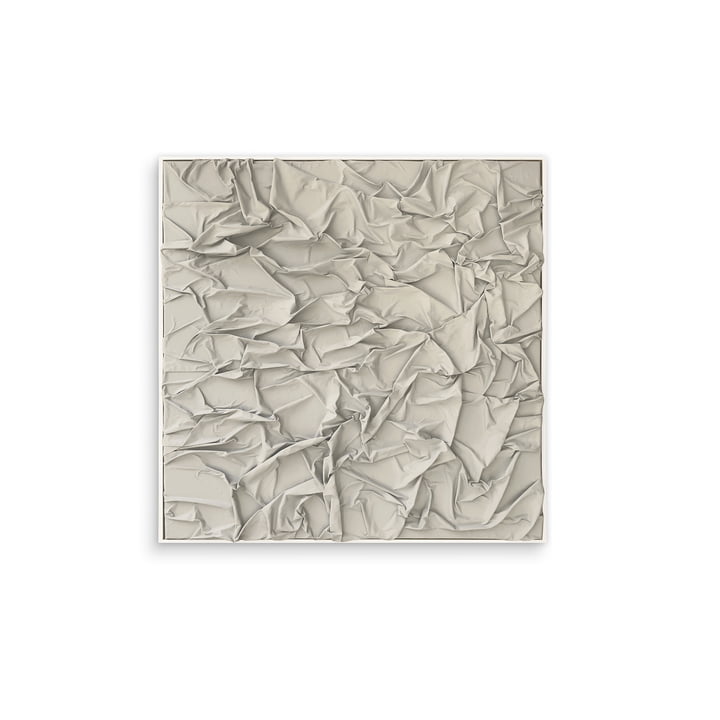 Studio Mykoda - SAHAVA Dune 2, 80 x 80 cm, beige light / frame white