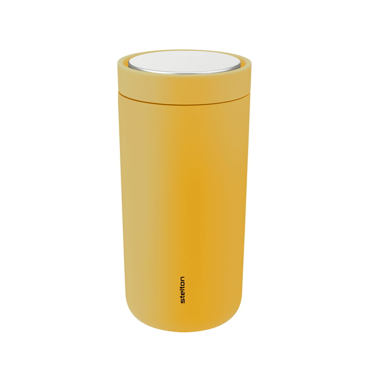 Stelton - To Go Click 0.4 l double-walled, soft poppy yellow