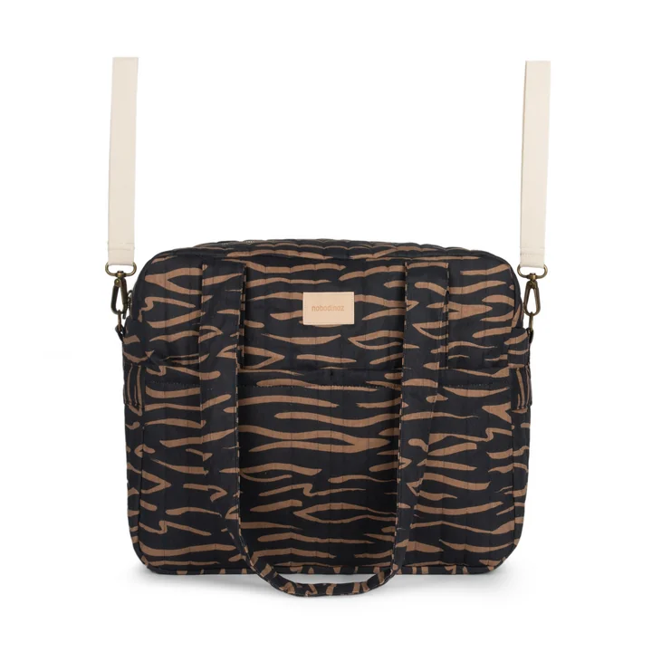 Hyde Park Baby carriage bag, waterproof, blue waves by Nobodinoz