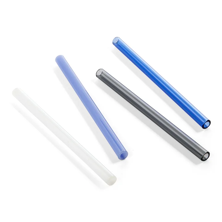 Sip Drinking straws, smoothie, opaque mix (set of 4) by HAY