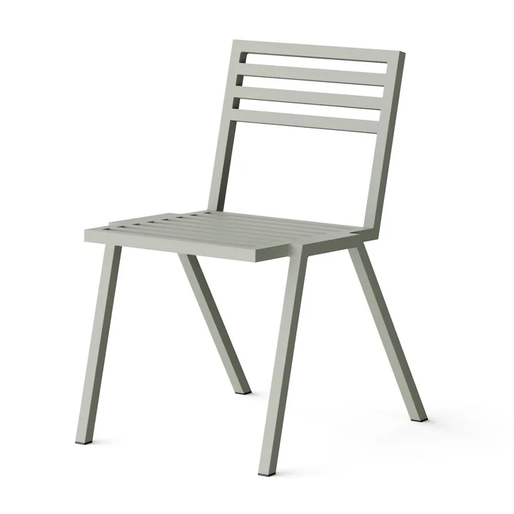NINE - Outdoor Stacking Chair, gray RAL 120 70 05