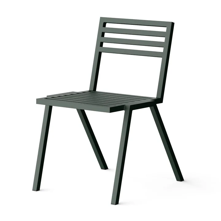 NINE - Outdoor Stacking Chair, green RAL 200 20 10