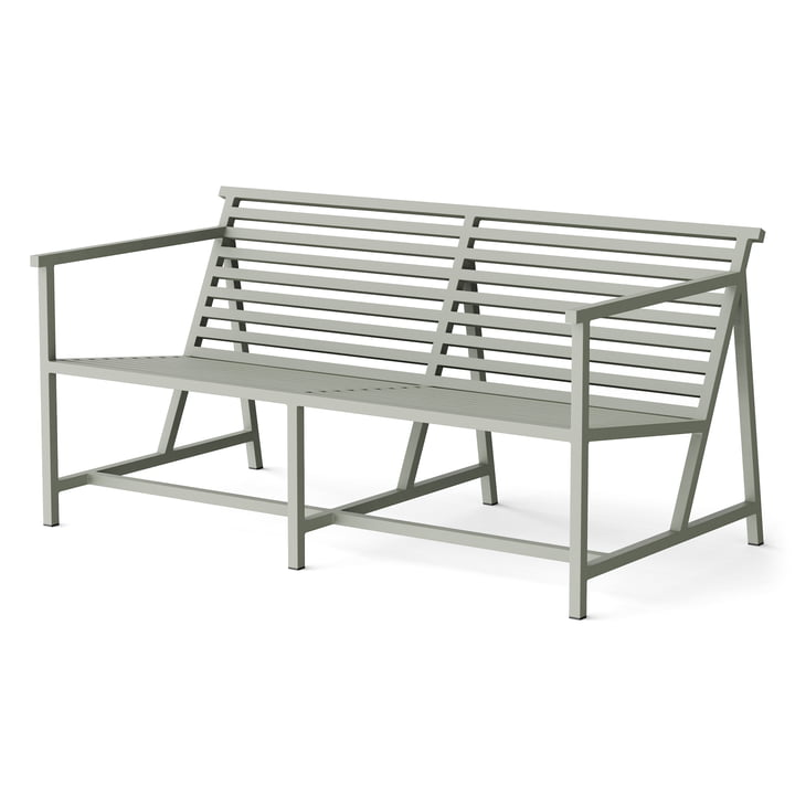Lounge Garden bench 145 x 70 cm, gray (RAL 120 70 05) from NINE