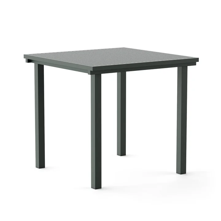 Dining Table, square, 80 x 80 cm, green (RAL 200 20 10) from NINE