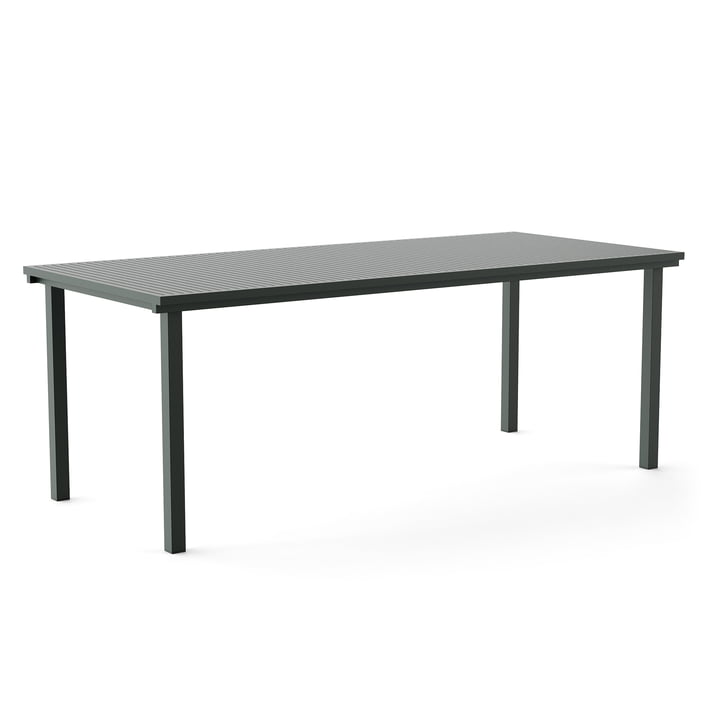 Dining Table, rectangular, 200 x 90 cm, green (RAL 200 20 10) from NINE