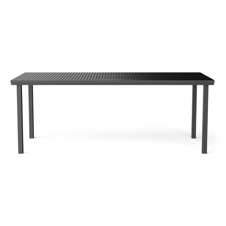 Dining Table, rectangular, 200 x 90 cm, black (RAL 9011) from NINE