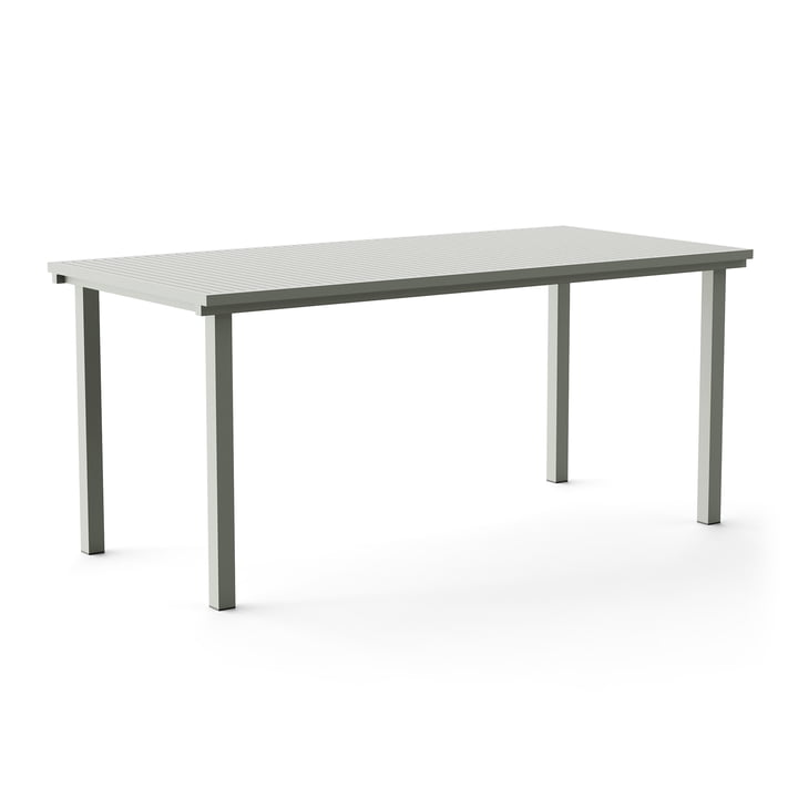 Dining Table, rectangular, 167 x 80 cm, gray (RAL 120 70 05) from NINE