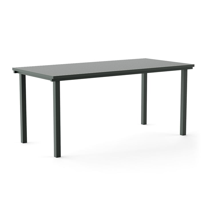 Dining Table, rectangular, 167 x 80 cm, green (RAL 200 20 10) from NINE