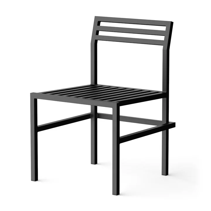 NINE - Outdoor Dining Chair, black RAL 9011