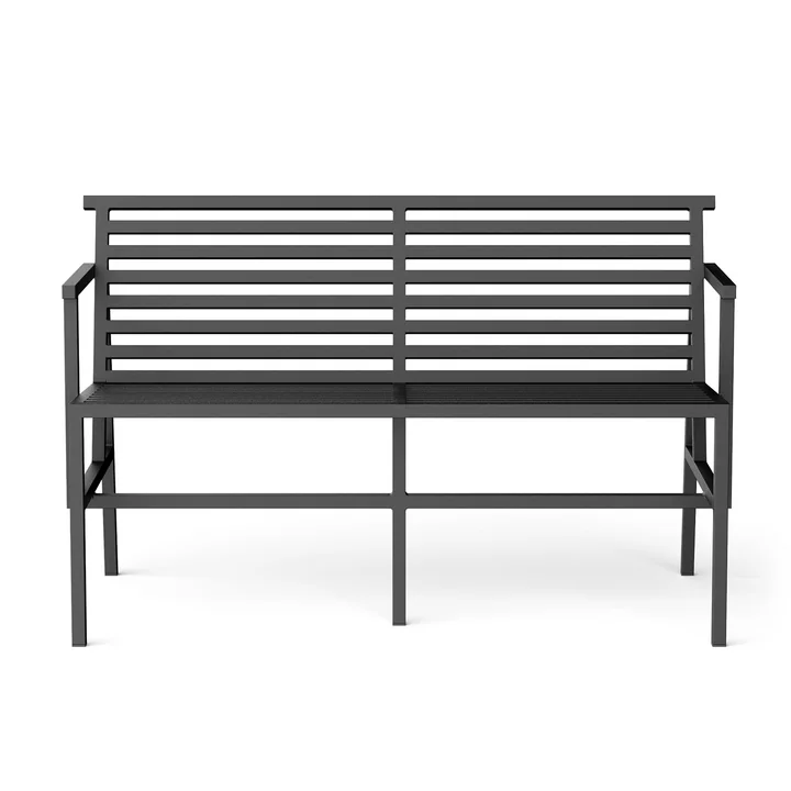 Dining Garden bench 125 x 75 cm, black (RAL 9011) from NINE