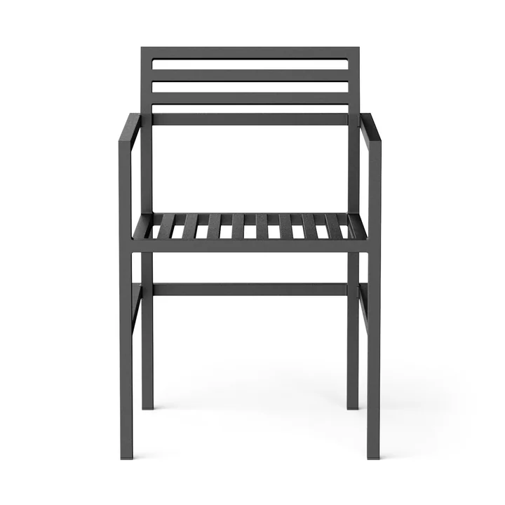 Outdoor Dining Armchair, black (RAL 9011) from NINE