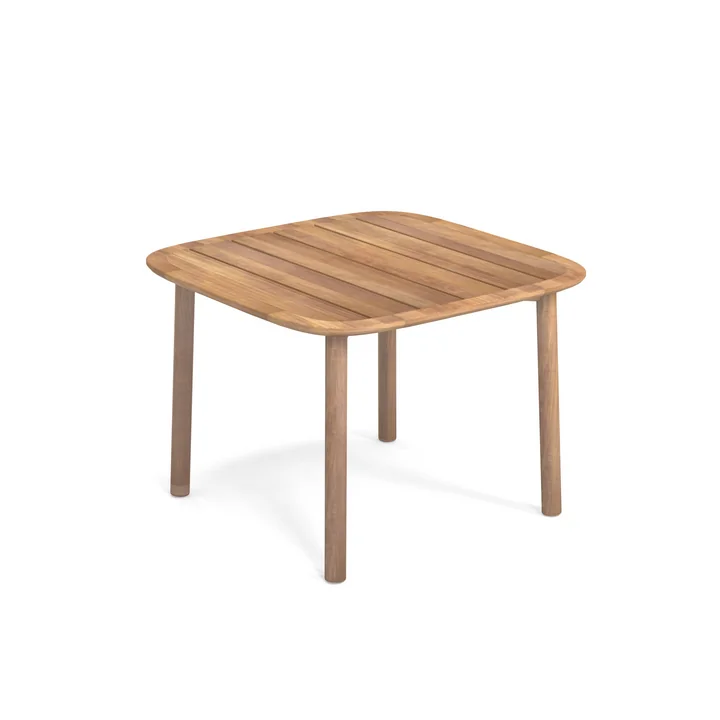 Emu - Twins Garden table, teak, 105 x 105 cm