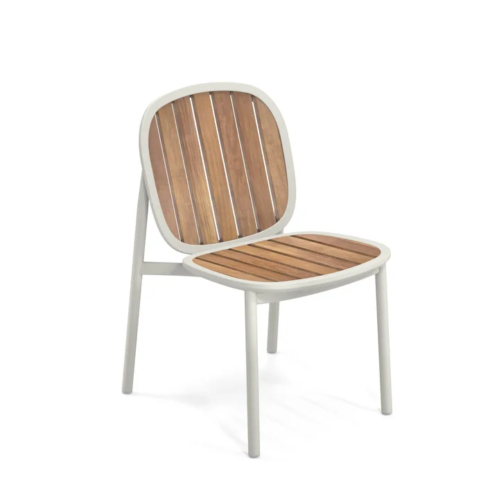 Emu - Twins Garden chair, teak / white