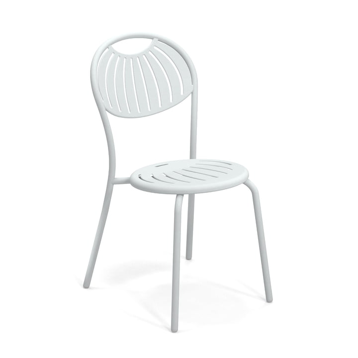 Coupole Garden chair from Emu in the color ice white