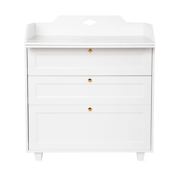 Luca Changing table dresser from Cam Cam Copenhagen in color white