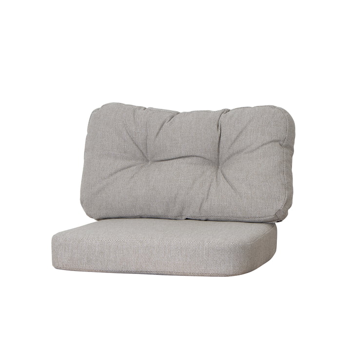 Cane-Line - Ocean Lounge chair cushion set, large, light brown (2 pcs.)