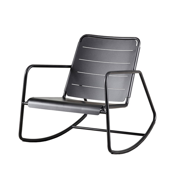 Cane-line - Copenhagen rocking chair outdoor, lava grey / aluminum