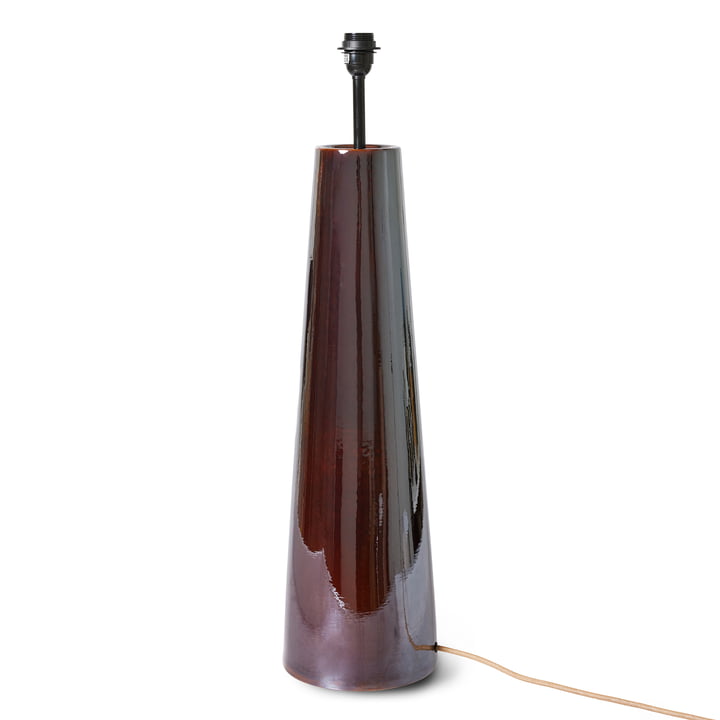 Cone Floor lamp base, XL, brown from HKliving