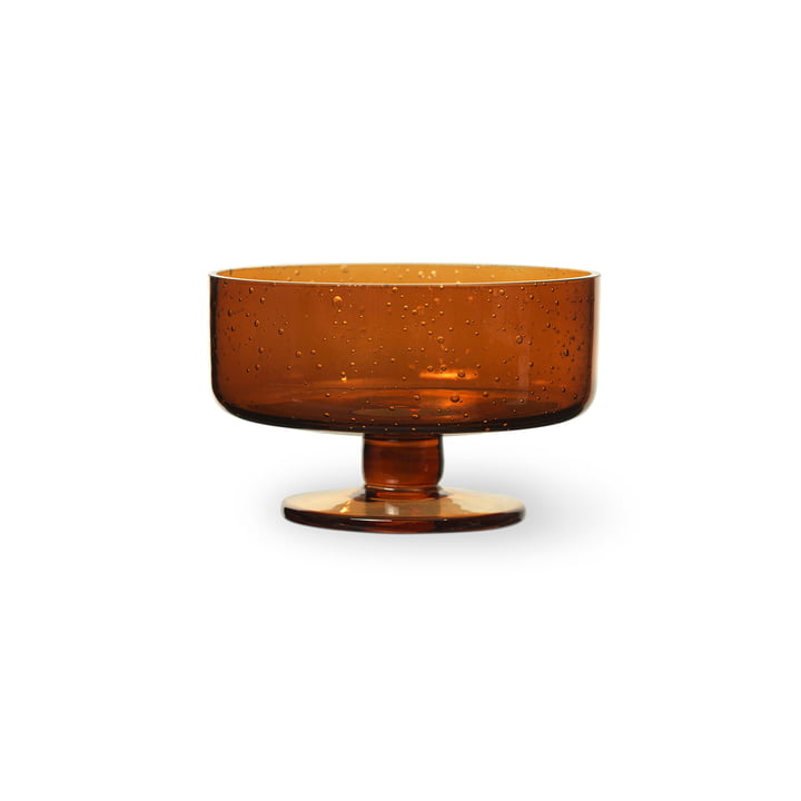 Oli Dessert bowl, recycled amber by ferm Living