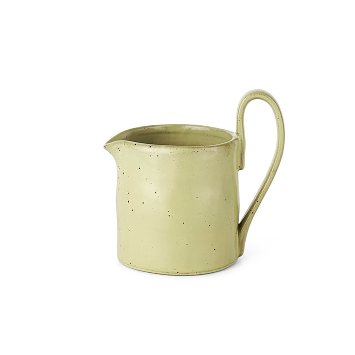 Flow Milk jug, yellow by ferm Living