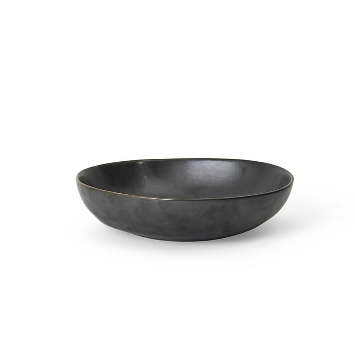 Flow Bowl, Ø 20 cm, black by ferm Living