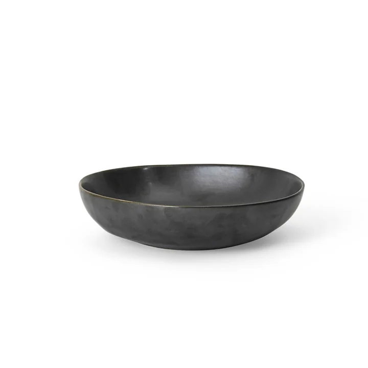 Flow Bowl, Ø 20 cm, black by Ferm Living