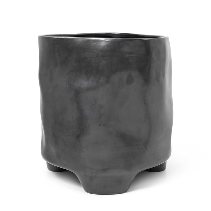 Esca Flower pot, h 36 cm, black by ferm Living