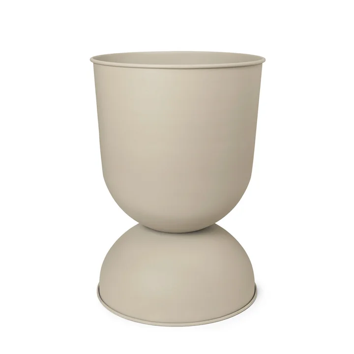 Hourglass Flowerpot large, Ø 50 x H 73 cm, cashmere by Ferm Living