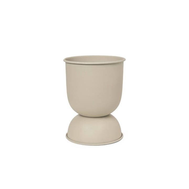 Hourglass Flowerpot extra-small, Ø 21 x H 30 cm, cashmere by ferm Living