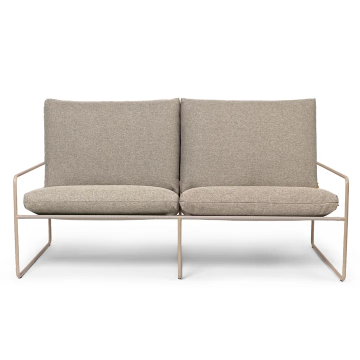 Desert Dolce Outdoor 2-seater sofa, cashmere / dark sand by Ferm Living