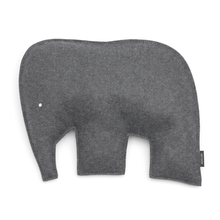 Hey Sign - Cushion elephant 40 x 30.5 cm, anthracite